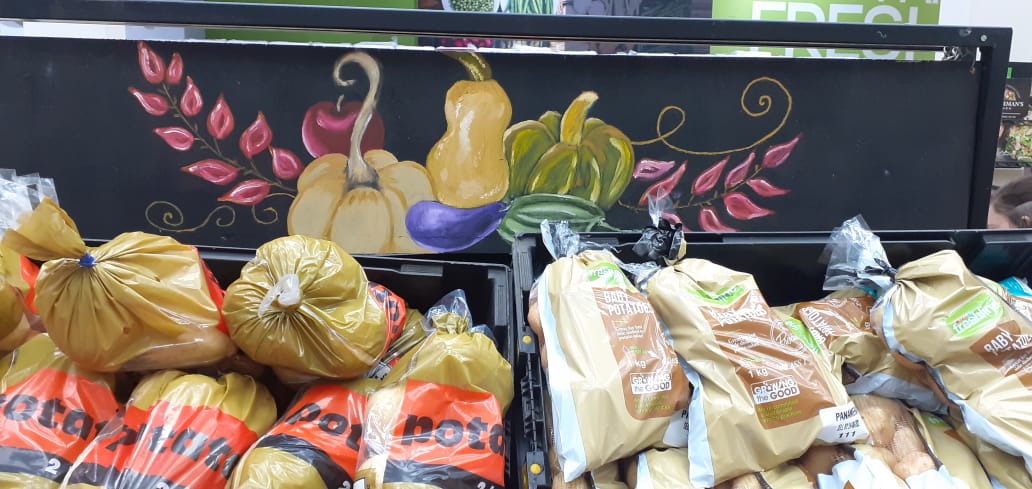 Vegetable Artwork Detail